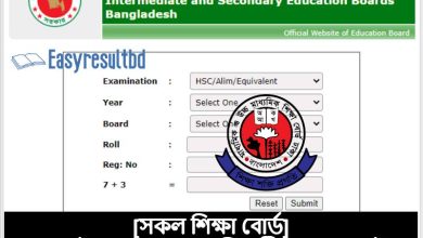 SSC পরীক্ষার রেজাল্ট