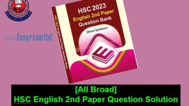 HSC English 2nd Paper Question Solution