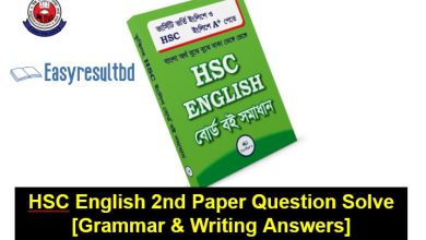 HSC English 2nd Paper Question Solve