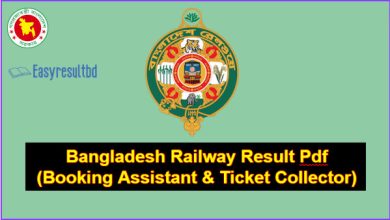 Bangladesh Railway Result 2024